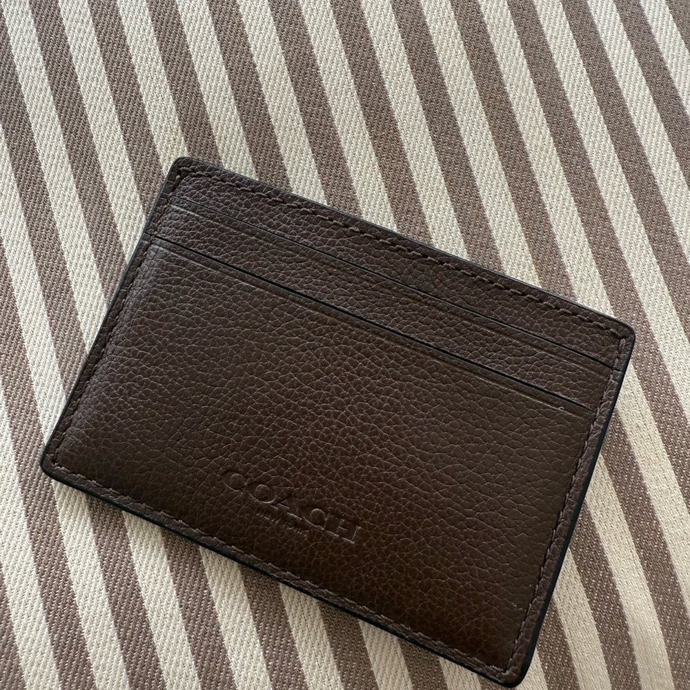 Coach leather wallet